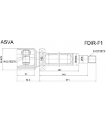 ASVA - FDIRF1 - ШРУС внутр прав 21x40x23 FORD FOCUS...