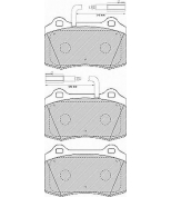 FERODO - FDB1508 - Комплект тормозных колодок дисковый тормоз