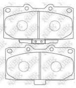 NIBK - PN7463 - КОЛОДКИ ТОРМОЗНЫЕ ДИСКОВЫЕ