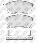 NIBK - PN8868 - колодка тормозная дисковая