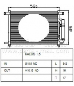 PARTS-MALL - PXNCC019 - Рaдиатор кондиционера 1.4 DOHC