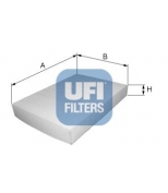 UFI 5315700 Фильтр салона Linea  Doblo 09-   Fiorino 07- PSA