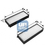 UFI - 5320100 - Фильтр салона (упаковка 2 шт)