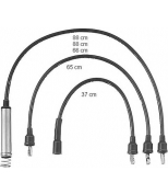 BERU - ZEF576 - Провода зажигания, комплект: OPEL Ascona C/Kadett D/E mot.E18NV/20NE/C20NEF/20S