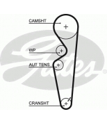 GATES - 5431XS - Ремень зубчатый 5431XS 134 x 18 (8597-15431)