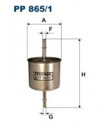 FILTRON PP8651 Фильтр топливный PP865/1
