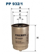 FILTRON - PP9321 - Фильтр топливный Volvo S60/V70/S80/XC70/XC90 2.4D