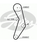 GATES - 5503XS - Ремень зубчатый 5503XS 124 x 22 (8597-15503)
