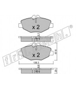 FRITECH - 5780 - Колодки тормозные дисковые передние MERCEDES 211 02-