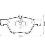 JURID - 571876JAS - Колодки торм.диск.пер.MB W210 E320/E420 95-