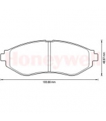 JURID - 572539J - Колодки торм. DAEWOO KALOS.CHEVROLET KALOS перед.к