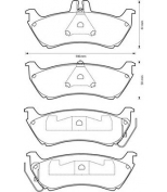 JURID - 573148J - Колодки торм.зад.MB W163 ML230/270CDI/320/430 2/98