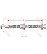 TRW - PHD318 - Шланг тормозной