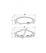 BREMBO - P83053 - Колодки торм.