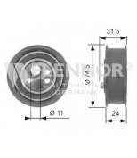 FLENNOR - FS00992 - Ролик натяжной ремня ГРМ