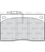 VALEO - 598374 - Комплект тормозных колодок