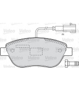 VALEO - 598427 - Комплект тормозных колодок