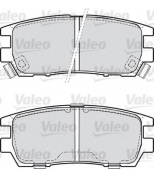 VALEO - 598519 - Комплект тормозных колодок