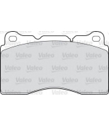 VALEO - 598919 - Комплект тормозных колодок, диско