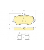 GIRLING - 6112921 - Колодки торм пер MB W168 A140