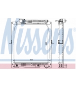 NISSENS - 62647A - Радиатор охлаждения двигателя MERCEDES-BENZ
