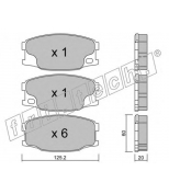 FRITECH - 6380 - Колодки тормозные дисковые передние MITSUBISHI CANTER 97>