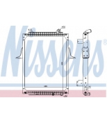 NISSENS - 637892 - Радиатор охлаждения двигателя (900x708x52 с рамкой)