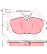 TRW - GDB1058 - Колодки тормозные дисковые GDB1058