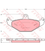 TRW - GDB1494 - Колодки тормозные дисковые GDB1494