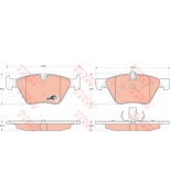 TRW - GDB1559 - Колодки тормозные дисковые GDB1559
