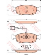 TRW - GDB1899 - Колодки тормозные дисковые передн
