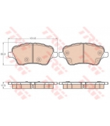 TRW - GDB1959 - Колодки тормозные передние