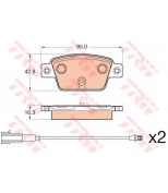 TRW - GDB2054 - Колодки тормозные