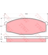 TRW - GDB3117 - Колодки тормозные дисковые GDB3117