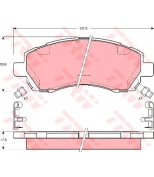 TRW - GDB3205 - Колодки тормозные дисковые GDB3205