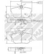 MAPCO - 6790 - Колодки тормозн. дисковые