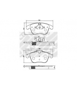 MAPCO - 6853 - Комплект тормозных колодок дисковый тормоз