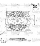 VALEO - 696120 - Вентилятор кондиционера BMW 5 (E39) 2.3-4.0/TD/TDS 11/95-06/03