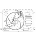 NRF - 47627 - Вентилятор радиатора (с корпусом) land rover freelander 2 2.2d/3.2 10.06-10.14