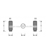 AVA - HDD101 - Осушитель системы кондиционирования ACCORD V (1996-1998)