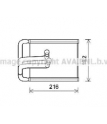 AVA - HY6254 - Теплообменник отопление салона