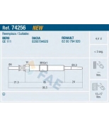 FAE - 74256 - Свеча накаливания