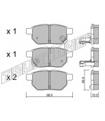 TRUSTING - 7620 - Комплект тормозных колодок, диско