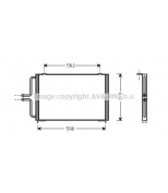 AVA - RT5236 - Радиатор кондиционера