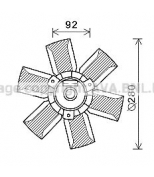 AVA - SA7023 - Вентилятор охлаждения радиатора двс