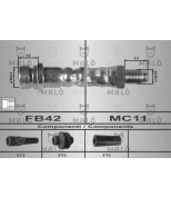 MALO - 80216 - Тормозной шланг