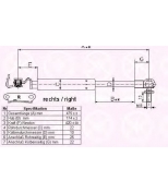 KLOKKERHOLM - 81157102 - Пружина газ. прав.