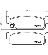 HELLA - 8DB355015271 - Brake Pad Set, disc brake