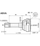 ASVA - SZ11 - ШРУС НАРУЖНЫЙ 29x48x26