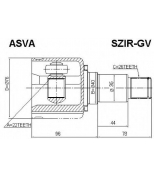 ASVA - SZIRGV - Шрус внутренний правый 22x40x26